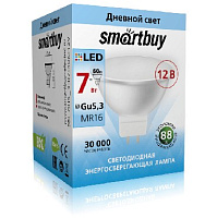 SMARTBUY (SBL-GU5_3-07-40K-12V) 7W/4000K/GU5.3 Лампа светодиодная