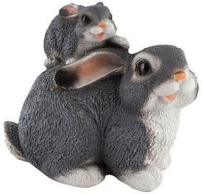 PARK Фигурка садовая "Два зайца" H-19см (169391) Фигурка садовая