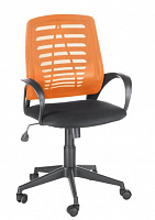 OLSS кресло ИРИС ткань TW-оранжевый/TW-черный Кресло компьютерное
