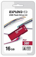 EXPLOYD 16GB 580 красный [EX-16GB-580-Red] USB флэш-накопитель