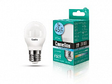 CAMELION (12030) LED5-G45/845/E27 Лампа светодиодная