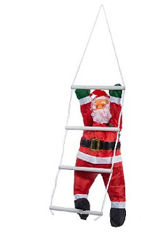 ВОЛШЕБНАЯ СТРАНА Санта на лестнице SY18SC-03 004365 Шары и украшения