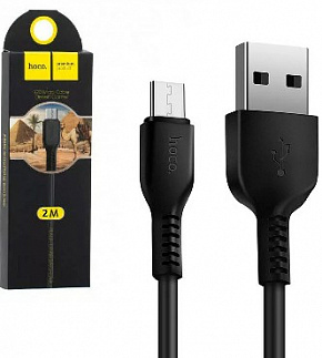 HOCO (6957531068822) X20 USB (m)-microUSB (m) 1.0м - черный Кабель