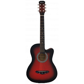 Гитара BELUCCI BC3820-RDS красн/чёрн ВЫРЕЗ акустика