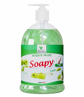 CLEAN&GREEN CG8094 Soapy эконом яблоко с дозатором 1000 мл. Жидкое мыло