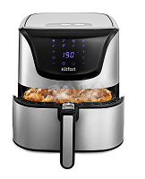 KITFORT КТ-2232 серебристый/черный Аэрогриль