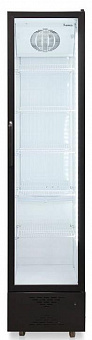 БИРЮСА B390 385л черный витрина Холодильник