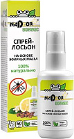 NADZOR Спрей от комаров на основе эфирных масел, БИО, Botanic NAT002 Спрей от комаров на основе эфирных масел