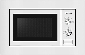 HYUNDAI HBW 2030S WG 20л. 800Вт белый (встраиваемая) Микроволновая печь встраиваемая