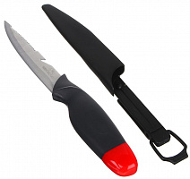 ЧИНГИСХАН Нож нетонущий для рыбалки и туризма c ножнами, нерж.сталь 118-147 Нож