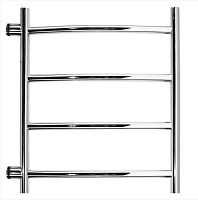 САНАКС кб506050 КЛАССИК-ДУГА, ШхВ-500х600мм с боковым подключением м/осевое-500мм (D32х2мм нержавейка полированная) Полотенцесушитель водяной