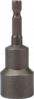 KRANZ (KR-92-0405-1) Ключ-насадка магнитная 1/4 17х65 мм (1 шт./уп.) ключ-насадка