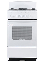 DE LUXE 5040.45г(щ) 001 белый Плита газовая