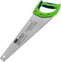 СИБРТЕХ Ножовка по дереву "Зубец", 350 мм, 11 TPI, зуб 2D, калёный зуб, 2-х компонентная рукоятка 23823