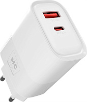 MORE CHOICE (4620202555540) NC81i СЗУ 1USB+1Type-C 3.0A PD 20W+ QC3.0 , белый СЗУ