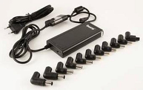 BURO BUM-1284B90 автоматический 90W 15V-20V 11-CONNECTORS 1XUSB 2.1A от электросети LСD индикатор Адаптер питания