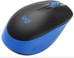 LOGITECH (910-005907) M190 оптическая (1000dpi) черная/синяя Мышь