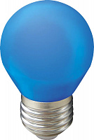 ECOLA K7CB20ELB globe LED color 2W/G45/E27 матовая колба синий Лампа светодиодная