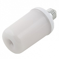UNIEL (UL-00003360) LED-L60-6W/FLAME/E27/FR PLD01WH Лампа декоративная светодиодная