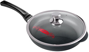 РОССИЯ Сковорода 280/55мм Классик пласт/руч. с кр. (п/у), с2811а