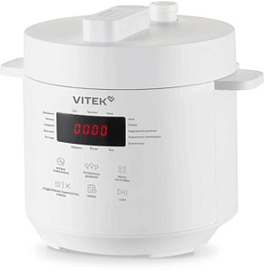 VITEK VT-MC0301 3л. белый Мультиварка-скороварка