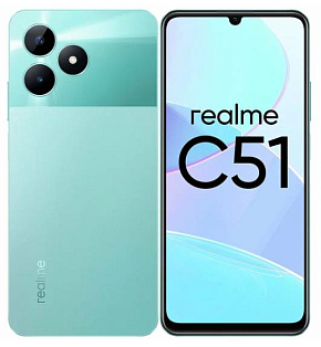 REALME C51 RMX3830 4/128Gb Green (631011000370) Смартфон