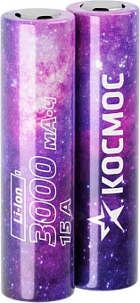 КОСМОС KOC18650Li30UL20CS2 фуксия Аккумулятор КОСМОС KOC18650Li30UL20CS2 фуксия