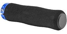 STELS Грипсы XH-GN01BL 130 мм чёрные, материал EVA, синие кольца, в инд. упаковке 150245 LU089190 Грипсы