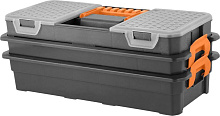 BLOCKER BR396110026 Expert 16" с двумя лотками серо-свинцовый/оранжевый Органайзер