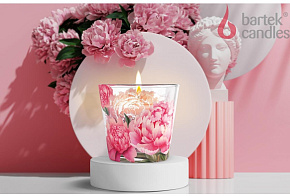 BARTEK Пионово-розовый закат (Peony Pink Sunset) 115гр в стакане Свеча