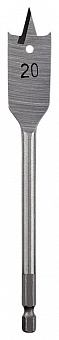 KRANZ (KR-91-0676) Сверло перовое по дереву 38х152 мм (шестигранный хвостовик)