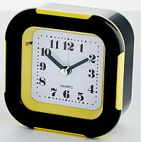DELTA DT8-0016 Будильник 9.2*4.4*9.4 см (желтый) Будильник