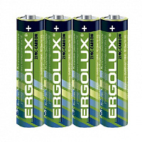 ERGOLUX (12440) R 03 SR4 (R03SR4, батарейка,1.5В) Элементы питания