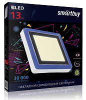 SMARTBUY (SBLSq1-DLB-13-3K-B) 13w/3000K+B Светильник