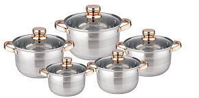 KELLI KL-4738 10 предметов Набор кастрюль