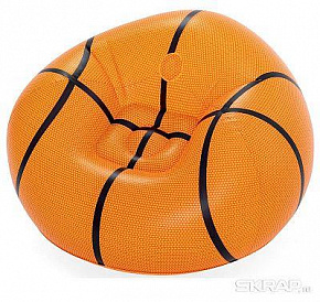 BESTWAY Кресло надувное Баскетбольный мяч 114x112x66 см Bestway 75103