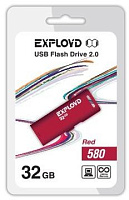 EXPLOYD 32GB-580-красный [EX-32GB-580-Red] USB флэш-накопитель EXPLOYD 32GB-580-красный [EX-32GB-580-Red]