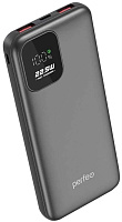 PERFEO (PF_E2077) - 10000 mAh/LED QC3.0/Type-C/2,черный Power Bank