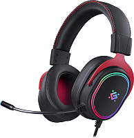 DEFENDER (64584) Vapor черный, 7.1, RGB, провод 2.2 м Гарнитура