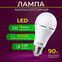 LUCEM (FLEBL152765L) LM-EBL , 15W 6500K E27, белый Лампа