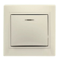 SMARTBUY (SBE-01i-10-SW1-1-С) Венера, слоновая кость Розетка