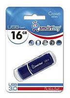 SMARTBUY (SB16GBCRW-BL) 16GB CROWN BLUE USB 3.0 USB флеш SMARTBUY (SB16GBCRW-BL) 16GB CROWN BLUE USB 3.0