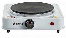 DELTA D-704 одноконфорочная диск белая (5) Плитка электрическая