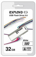 EXPLOYD 32GB 580 белый [EX-32GB-580-White] USB флэш-накопитель