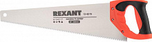 REXANT (12-8215) Ножовка по дереву Зубец 500мм, 7-8 TPI, каленый зуб 2D, двухкомпонентная рукоятка Ножовка