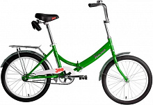 FORWARD KAMA 20 (20 1 ск. рост. 14 ) 2023, зеленый/серебристый, RB3K013E9XGNXSR Велосипед
