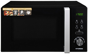 HYUNDAI HYM-D3001 черный/хром МИКРОВОЛНОВЫЕ ПЕЧИ