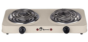 ВАСИЛИСА ВА-902 спираль двухконфорочная бежевый (6) Настольная плитка
