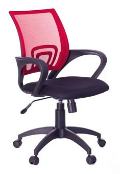 ЯРКРЕСЛА Sti-Ko44/red спинка сетка красный, сиденье черный Кресло компьютерное