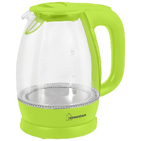 HOMESTAR HS-1012 green (1,7л. стекло) Чайник